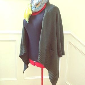 Gap draped cardigan w cashmere